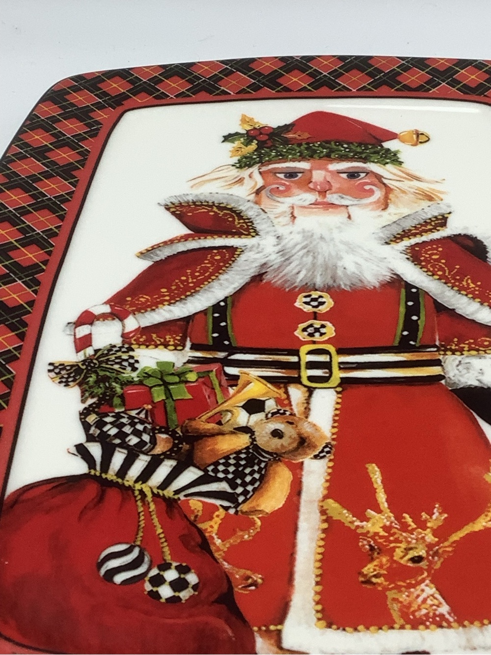 MacKenzie-Childs Santa Nutcracker Cookie/Serving Plate - Picture 6 of 10